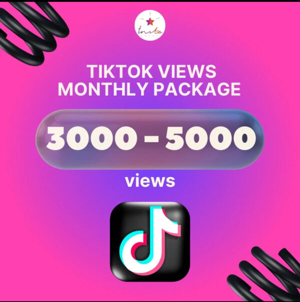 TikTok Views Monthly Package