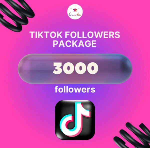 # TikTok 3K Followers Package